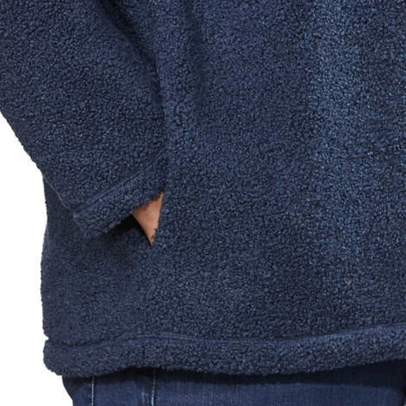 NWT Hi-Tec Heat Retention Wrinkle Resistant ¼ Zip Sweatshirt Fleece Pullover Top - Picture 5 of 7